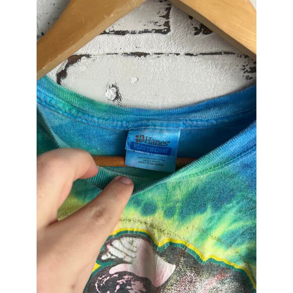 Vintage Elvis Tye Dye Shirt Size Medium 19x28 preowned - Picture 4 of 4